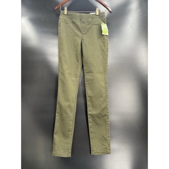 Natural Reflections Pants - NEW Natural Reflections Jeans Women's Sz XS Green Lucy Pull On Jegging Slimming